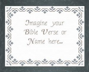 Trellis Border Taupe and Gray